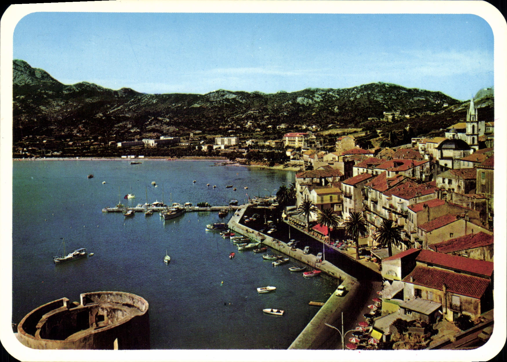 CPSM Calvi Vue De la Ville Et Du Port