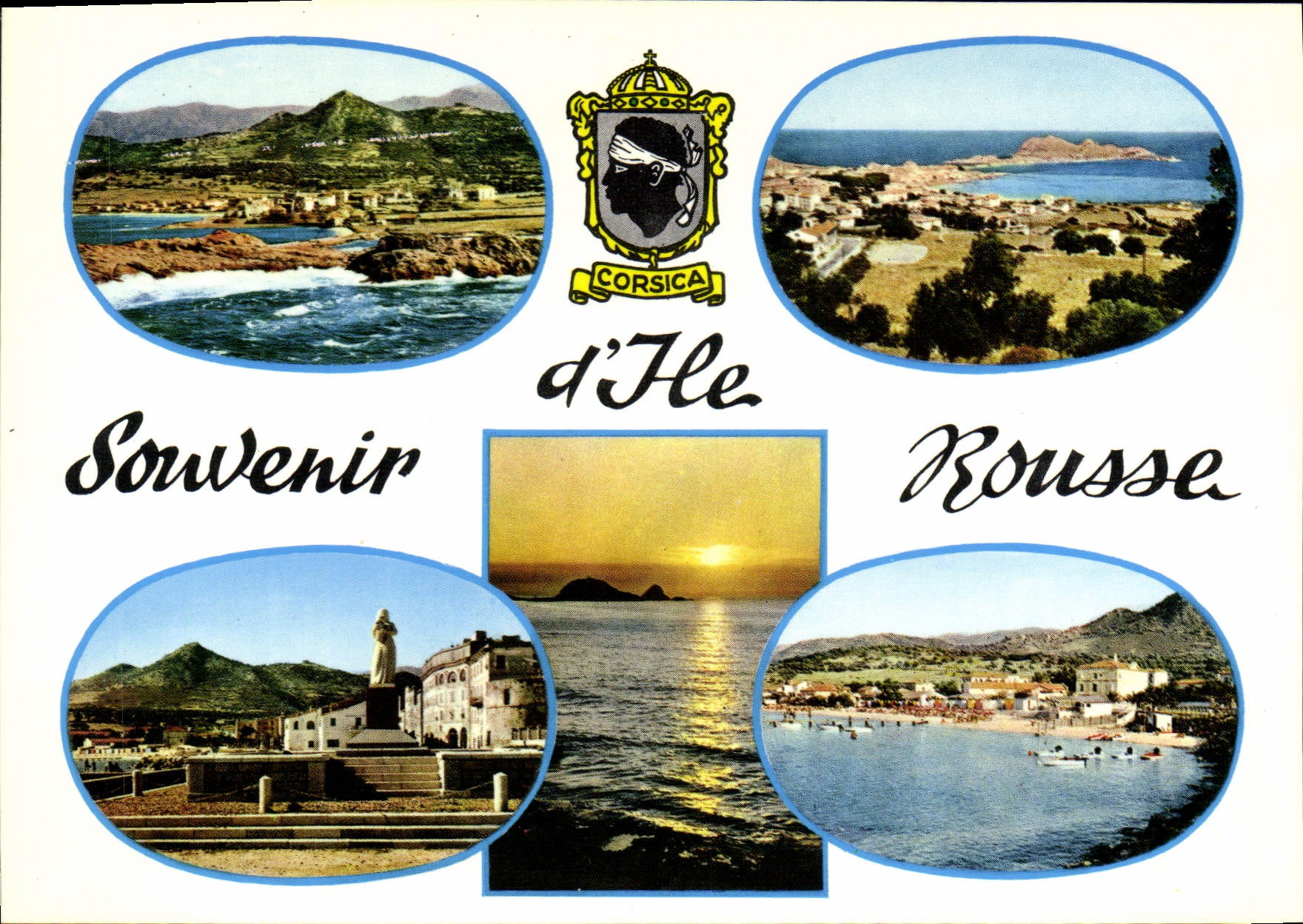CPSM Souvenir D'Ile Rousse