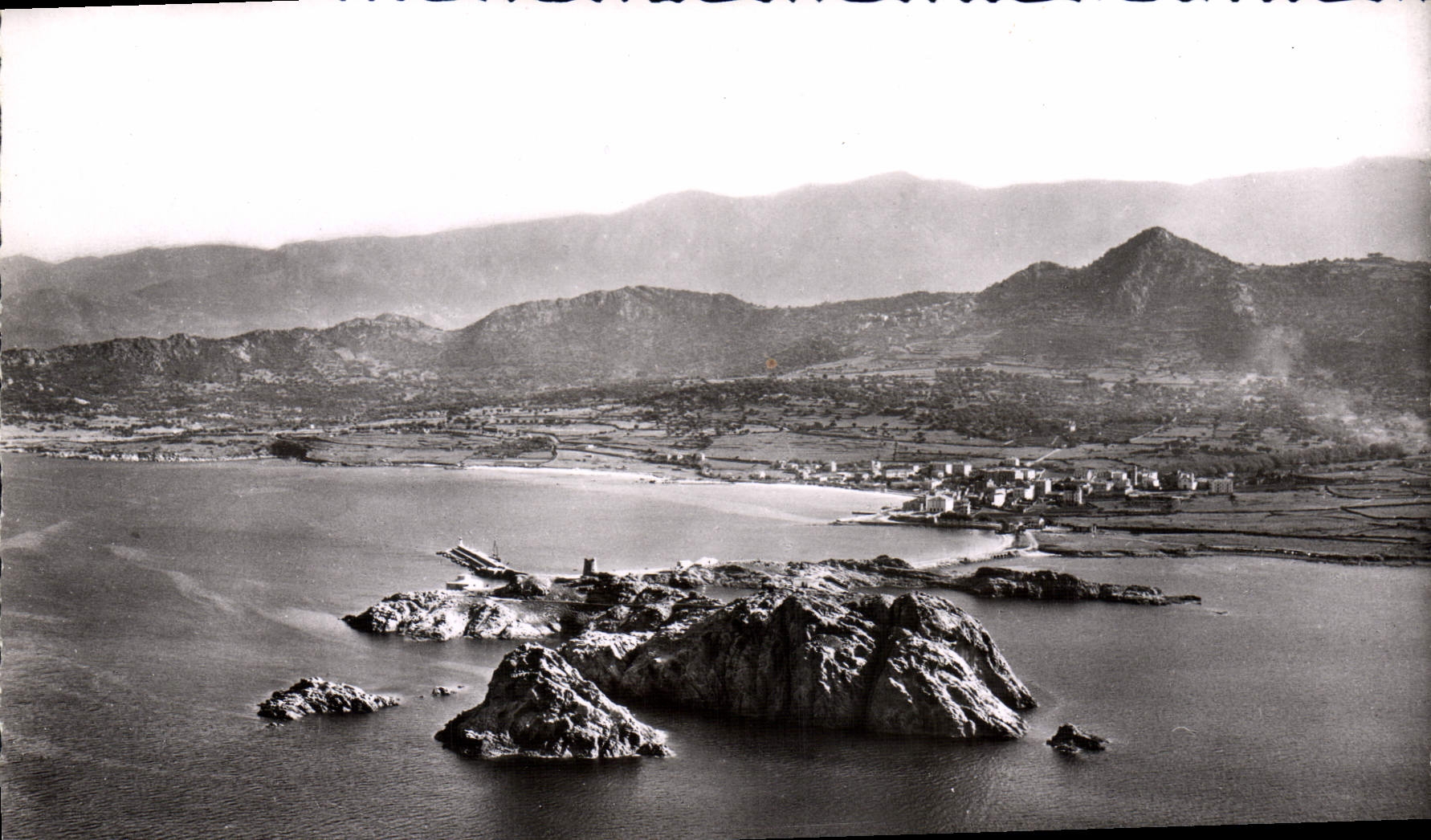 CPSM Ile Rousse Vue Aerienne Vue Generale Les Ilots