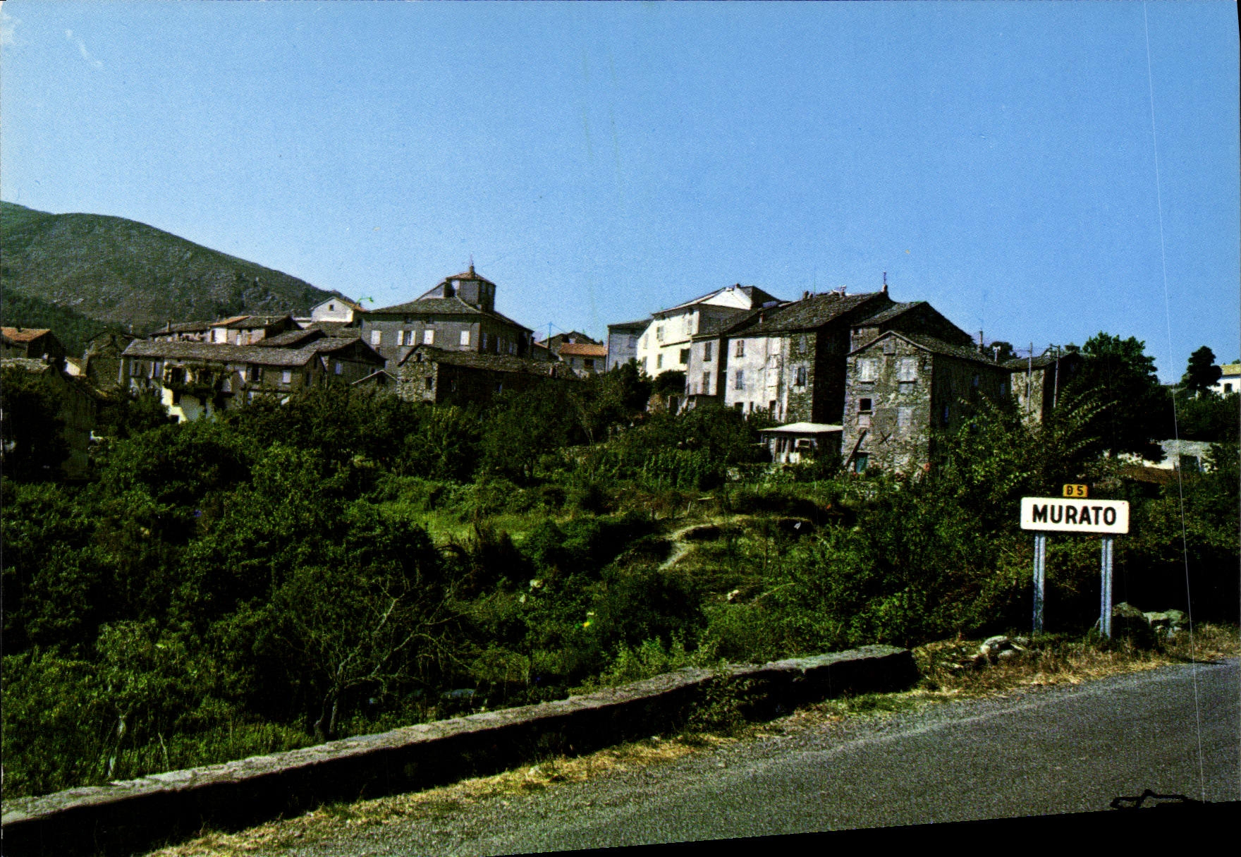 CPSM Murato Une Des Entrees Du Village Cliche Particulier Murati