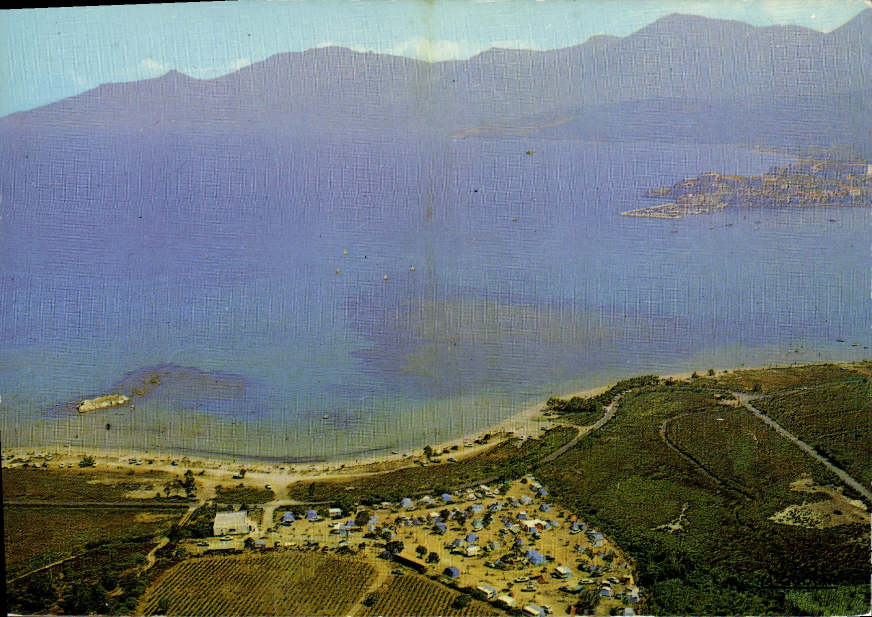 CPSM Saint Florent Camping Acqua Dolce Vue Generale