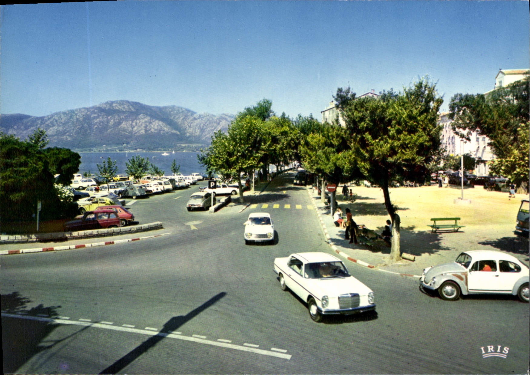 CPSM Saint Florent La Place Principale Carrefour Touristique