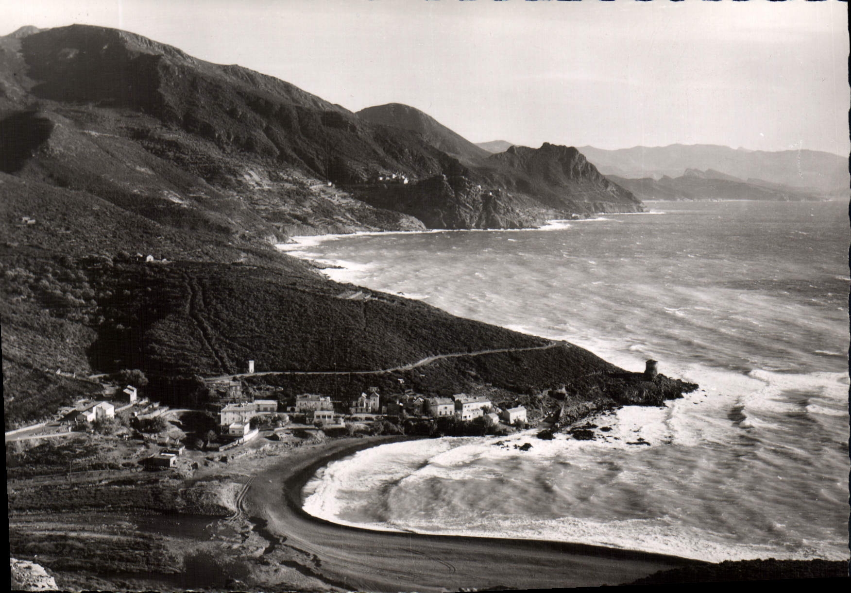 CPSM Cap Corse Albo Et Vue Sur Golfe De Saint Florent