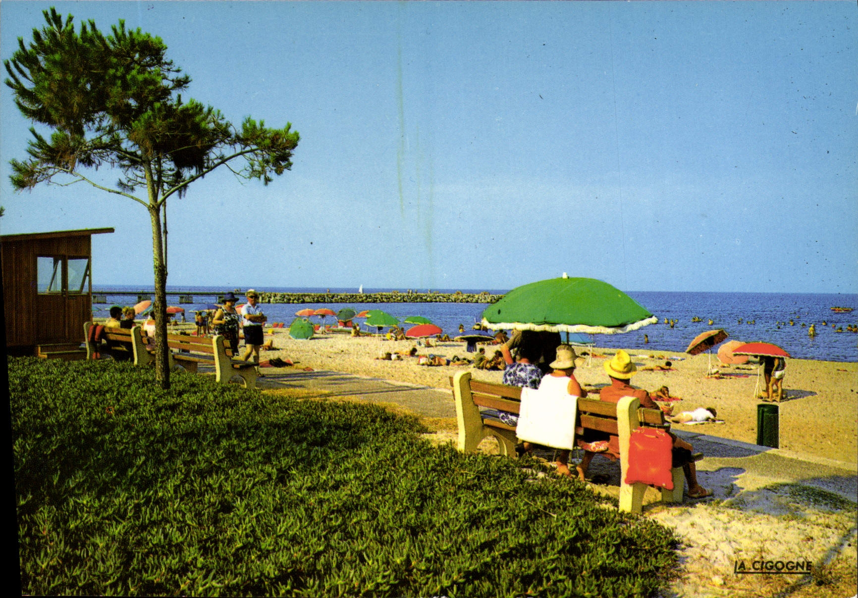 CPSM Taglio Isolaccio Centre De Vacances De Loisirs Et De Repos la plage