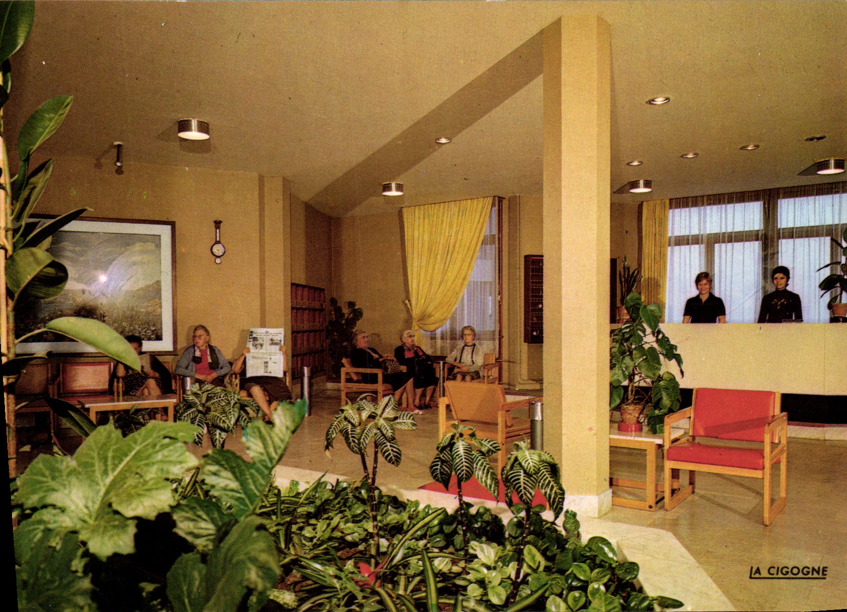 CPSM Taglio Isolaccio Centre De Vacances De Loisirs Et De Repos Le Hall D'Accueil