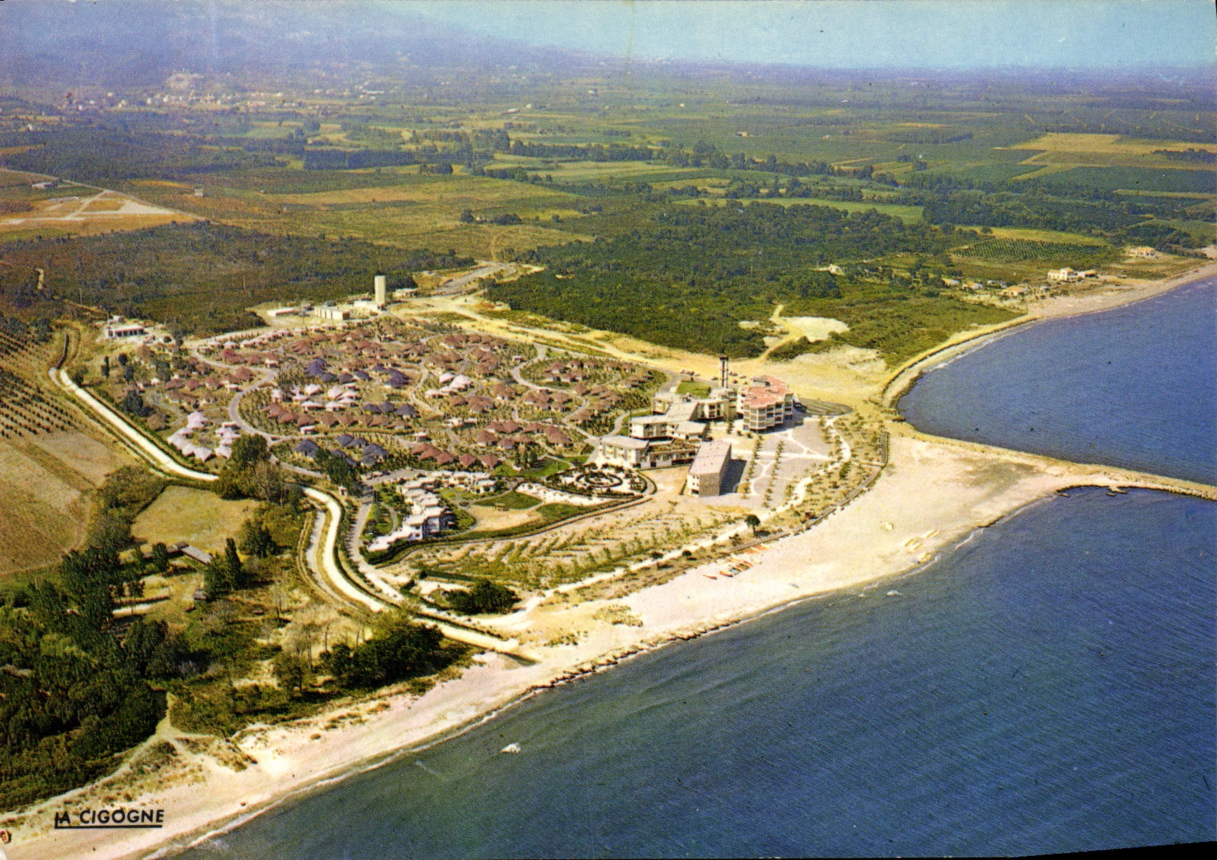 CPSM Taglio Isolaccio Centre De Vacances De Loisirs Et De Repos Vue Aerienne