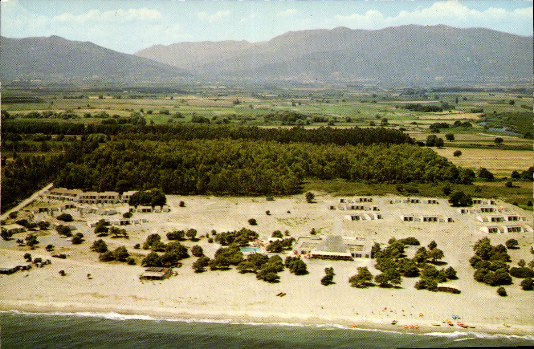 CPA Cap Sud Village De Venzolasca Vue Generale