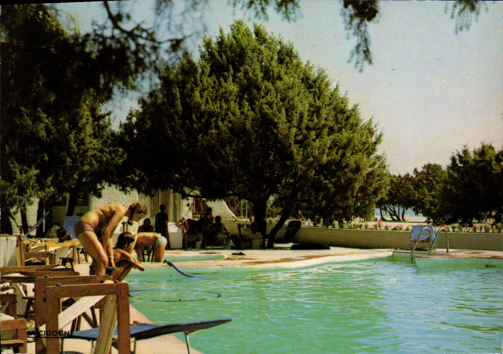 CPA Cap Sud Village De Venzolasca La Piscine