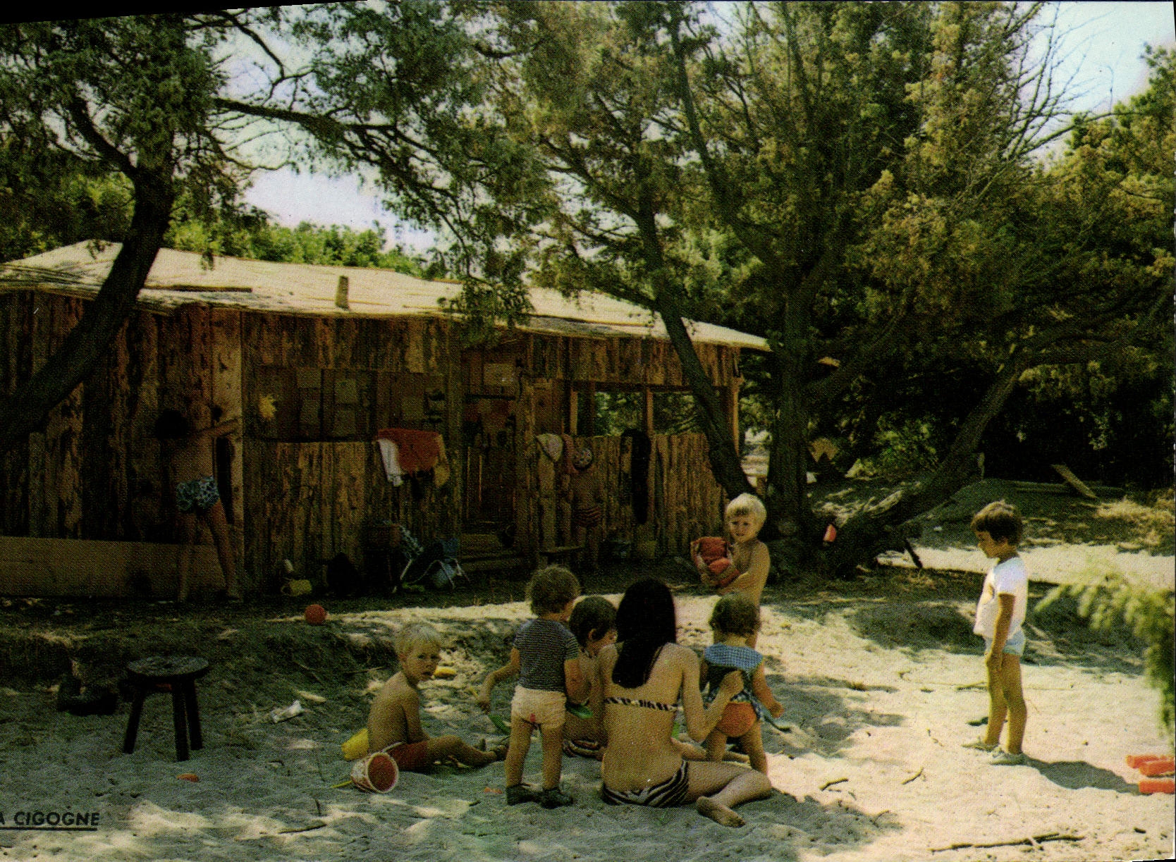 CPA Cap Sud Village De Venzolasca Jardins D'Enfants