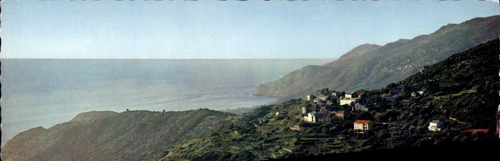 CPA Morsiglia Vue D'Ensemble Du Village