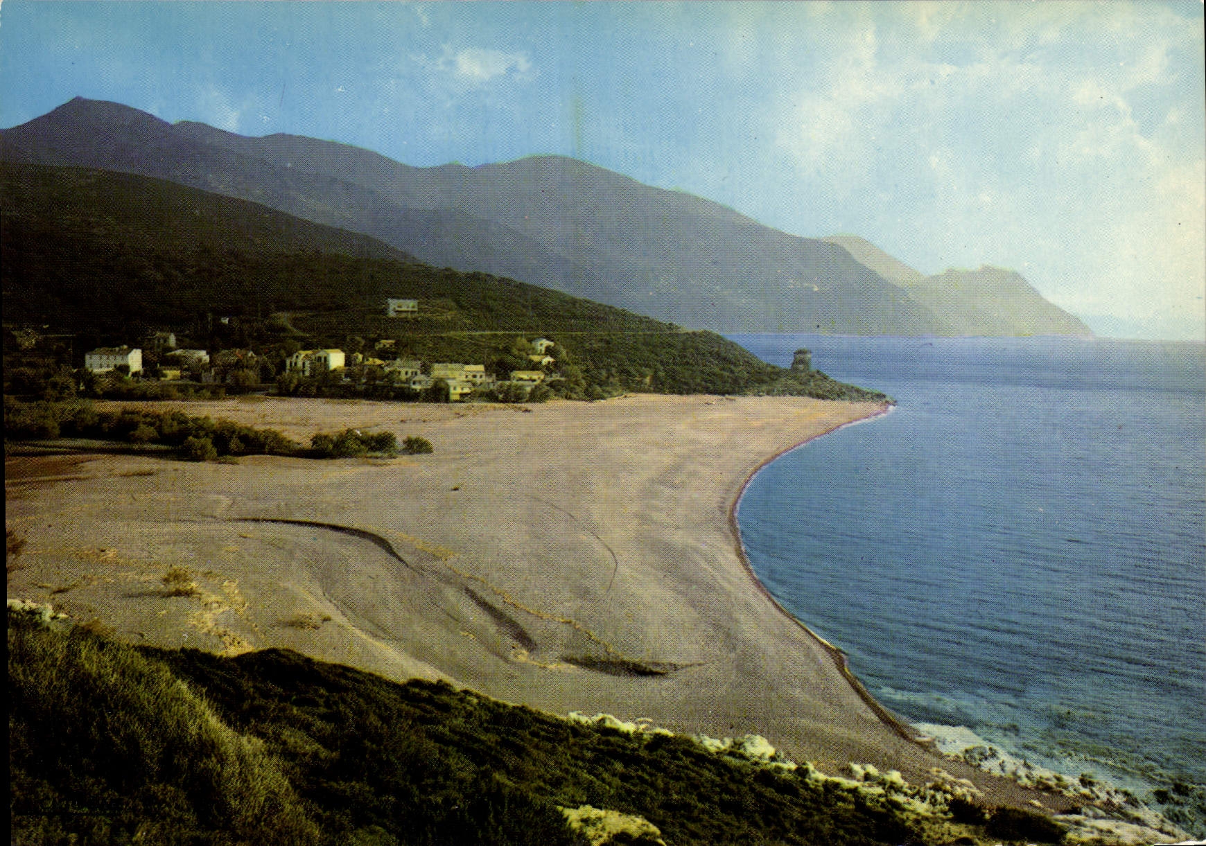 CPSM Charmes Et Couleurs De La Corse Albo Vue Generale