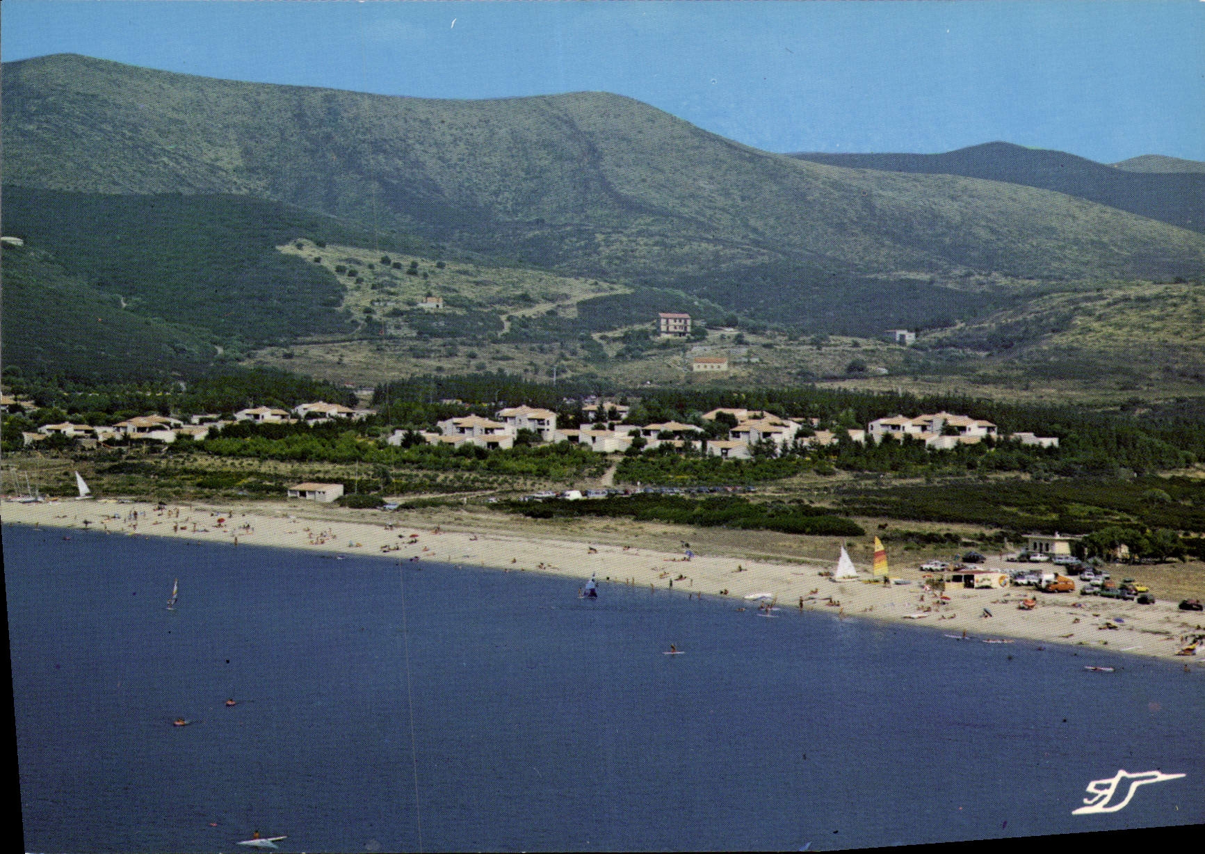 CPSM Charmes Et Couleurs De La Corse Lozari Vue Generale La Plage