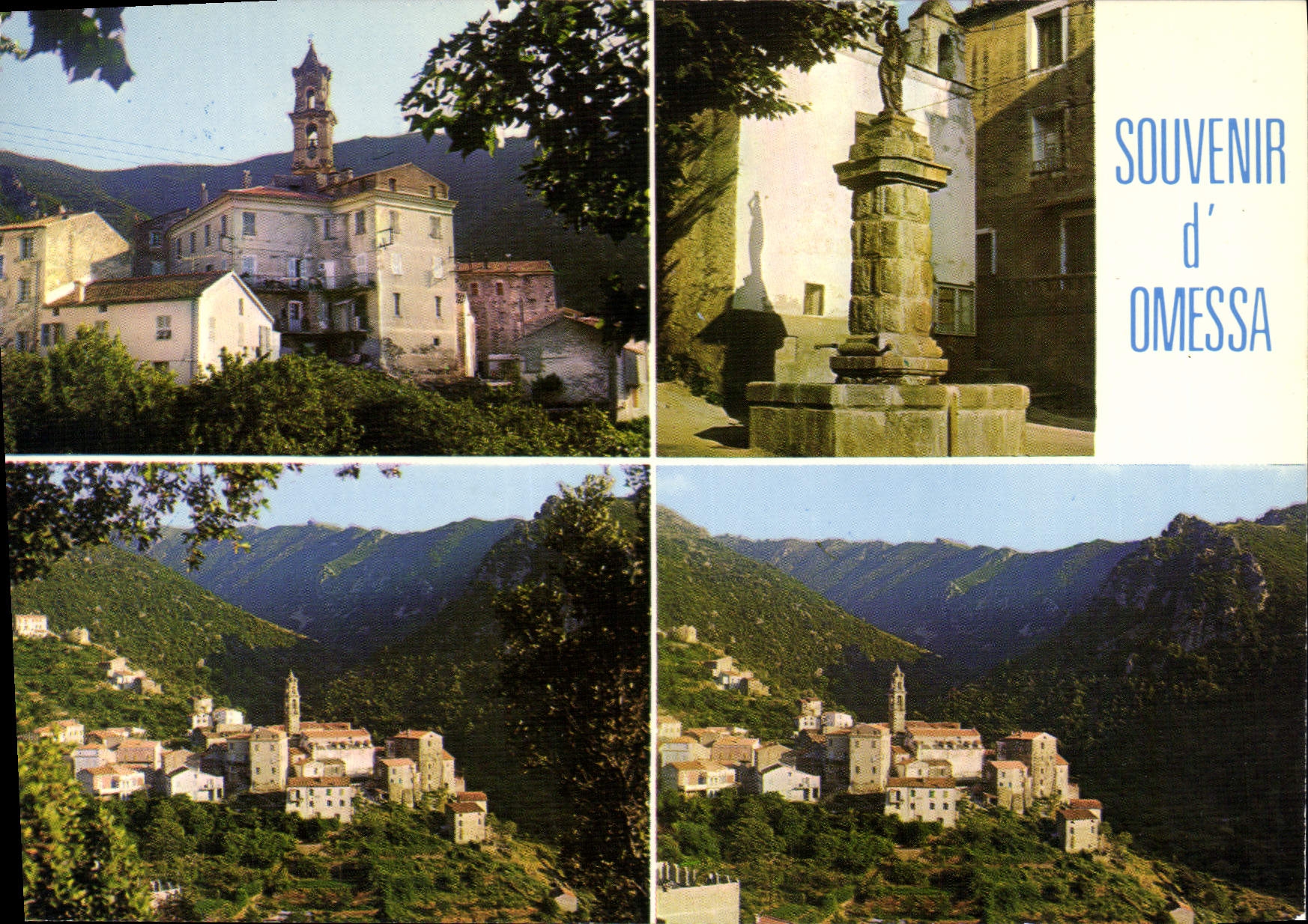 CPSM Charmes Et Couleurs De La Corse Divers Aspects D'Omessa