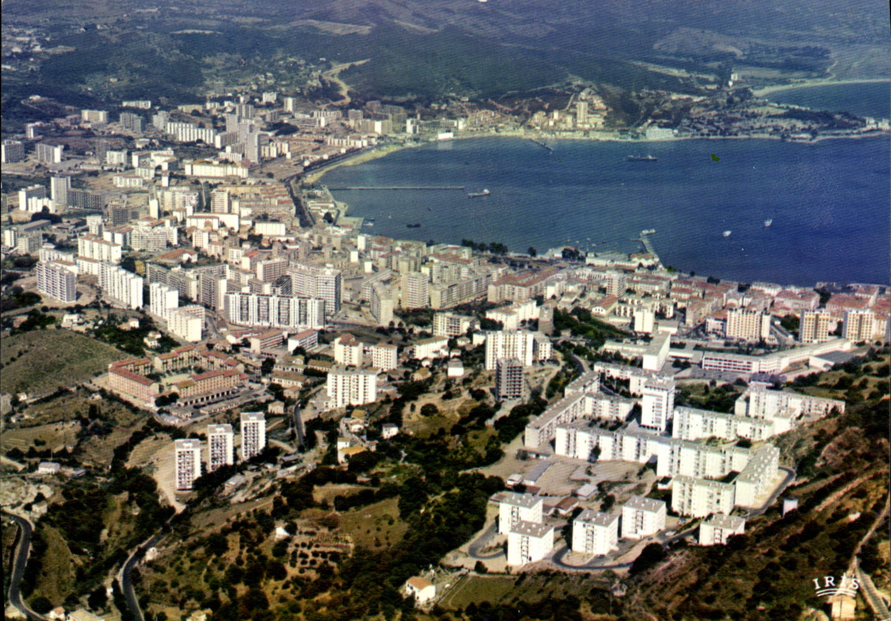 CPSM Charmes Et Couleurs De La Corse Ajaccio Et Son Golfe Vue Des Quartiers