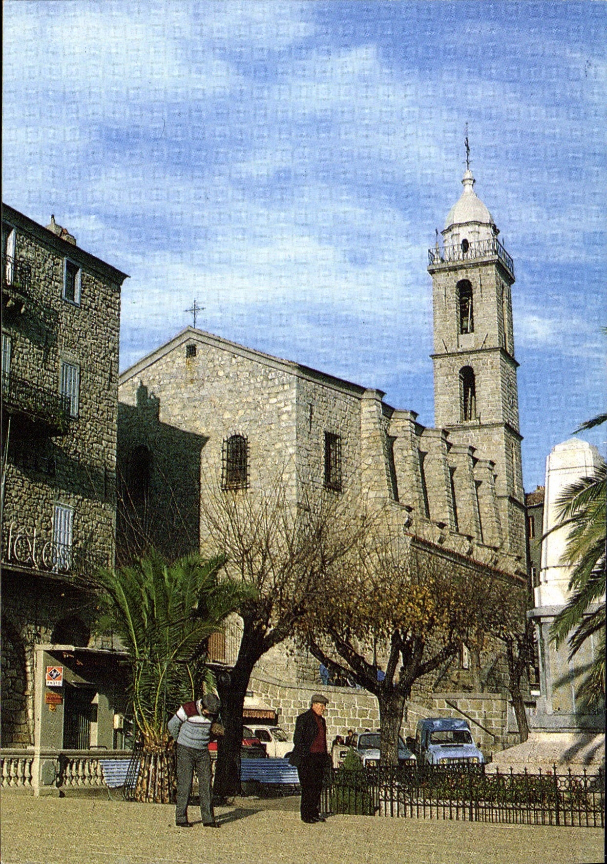 CPSM Sartene Eglise Ste Marie Place Porta