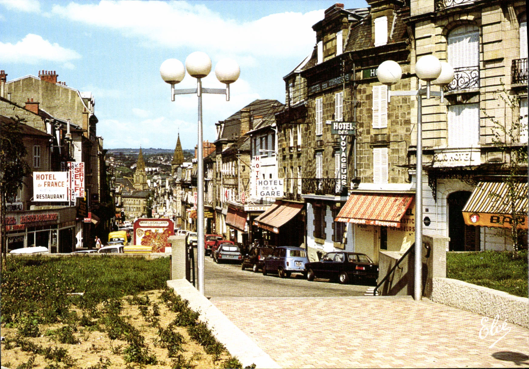 CPSM Brive Avenue De La Gare