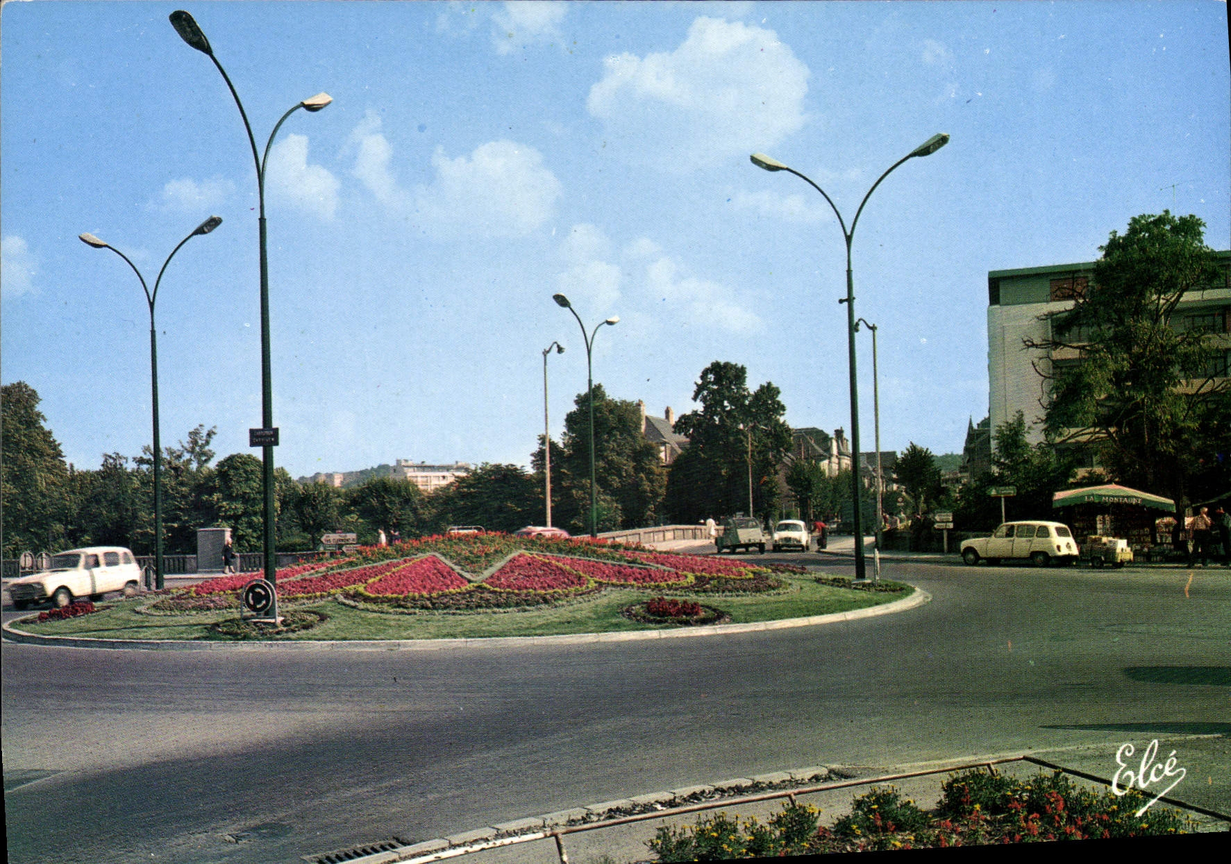CPSM Brive Le Rond Point Du Pont Cardinal