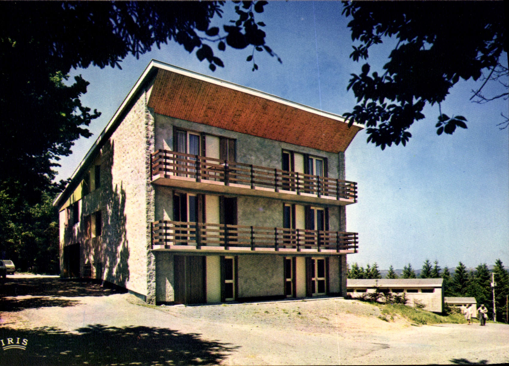 CPSM Bugeat La Croix Moude