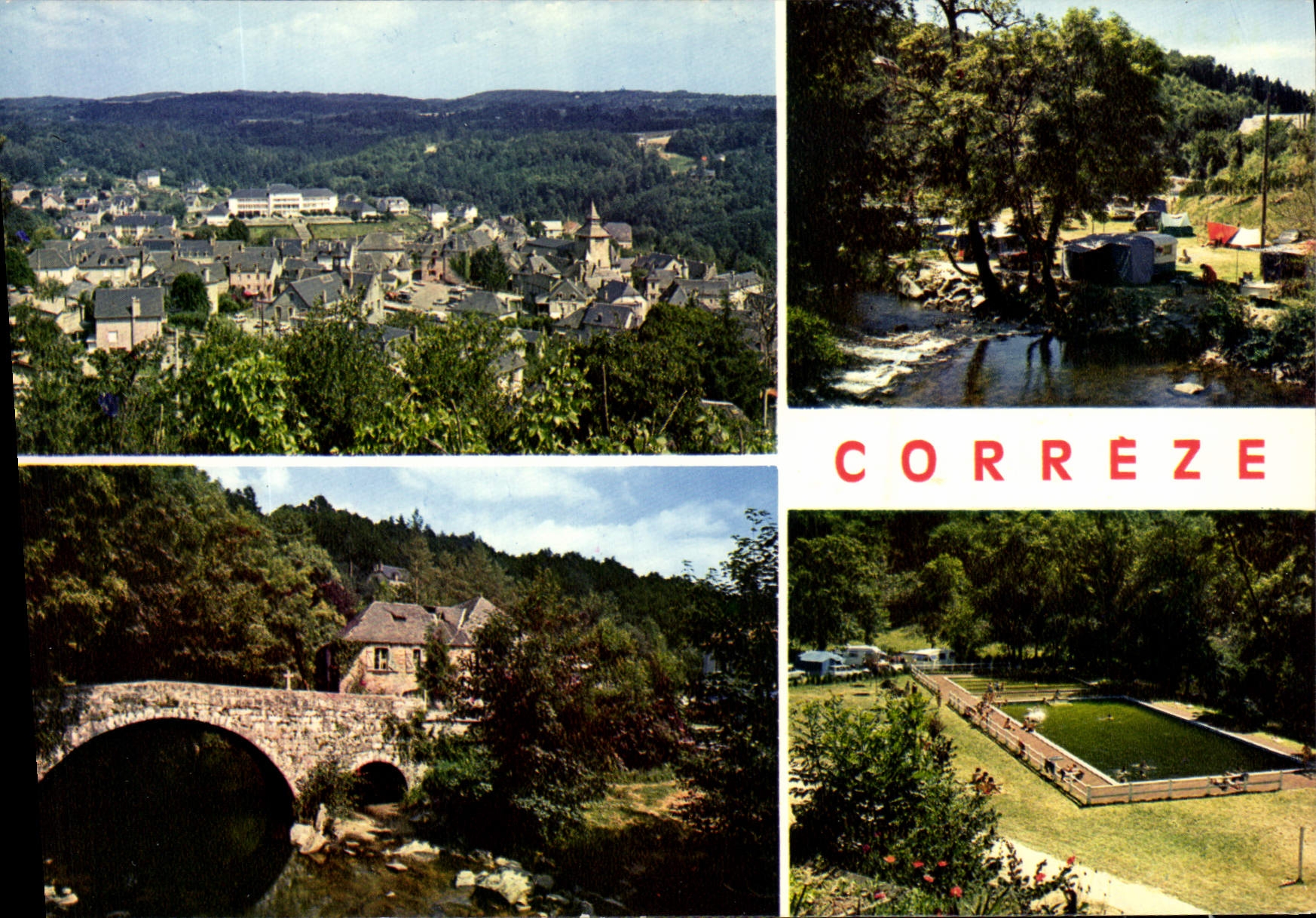 CPSM Correze Le Village De Correze