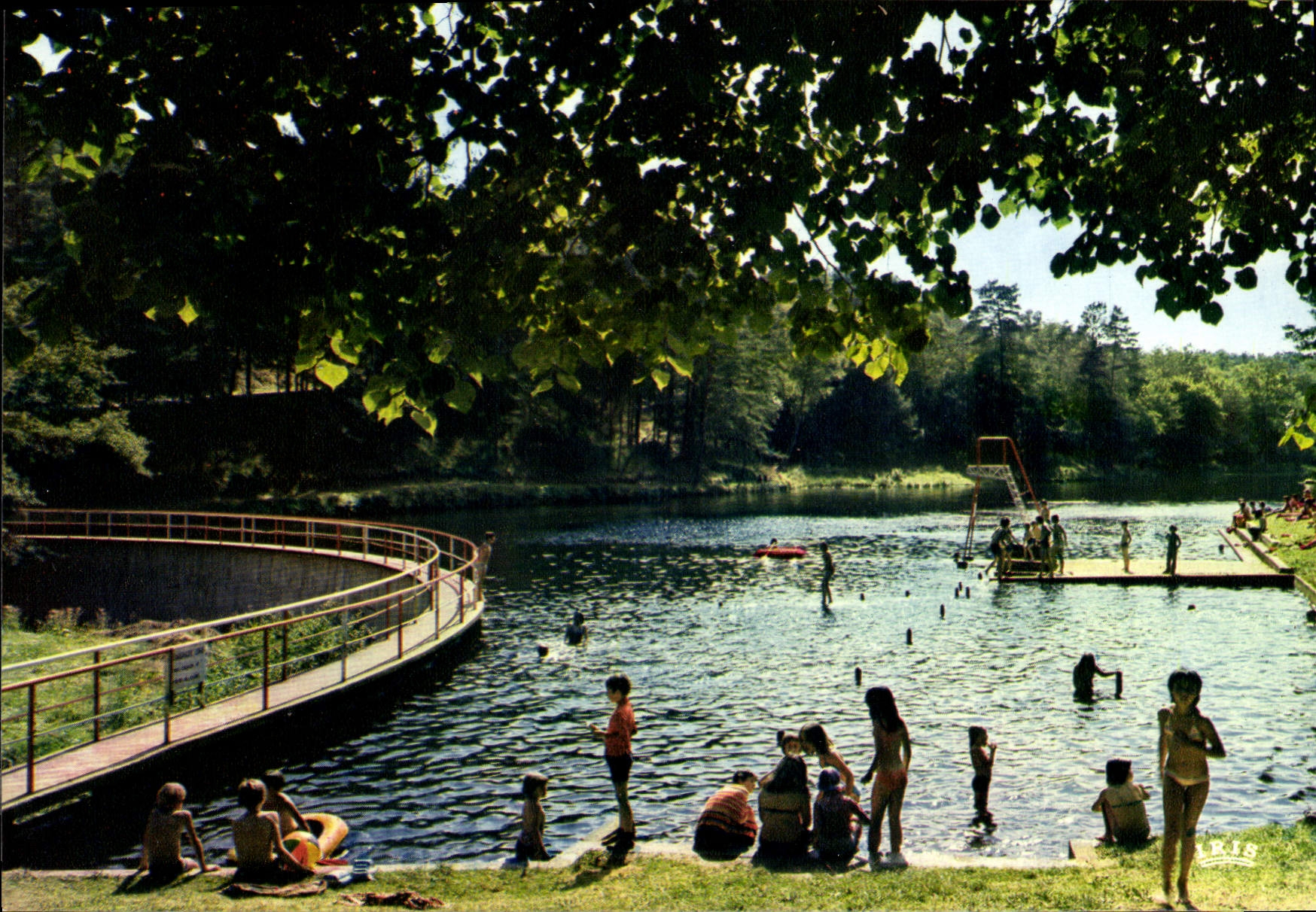 CPSM Lapleau La Baignade