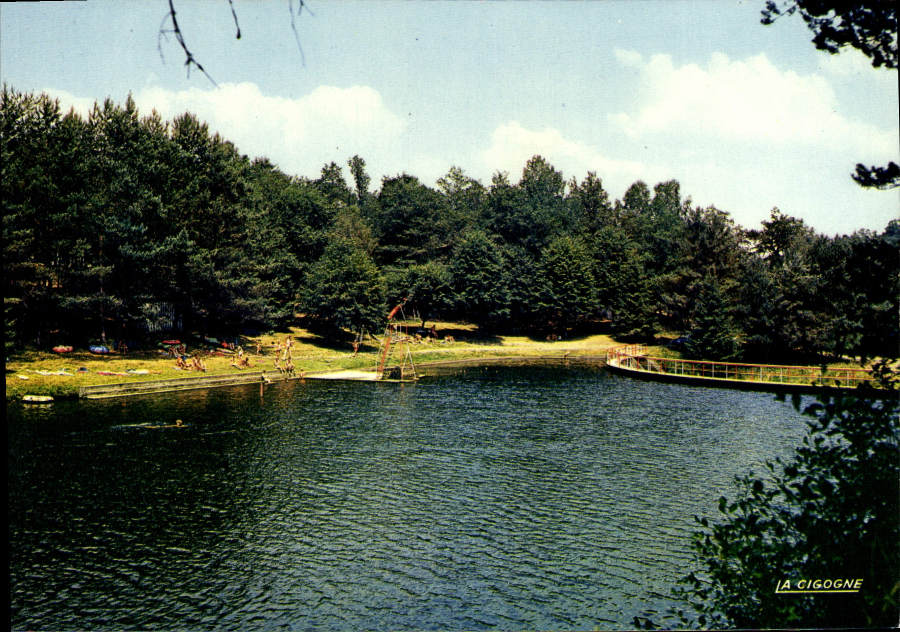 CPSM Lapleau Le Plan D'Eau