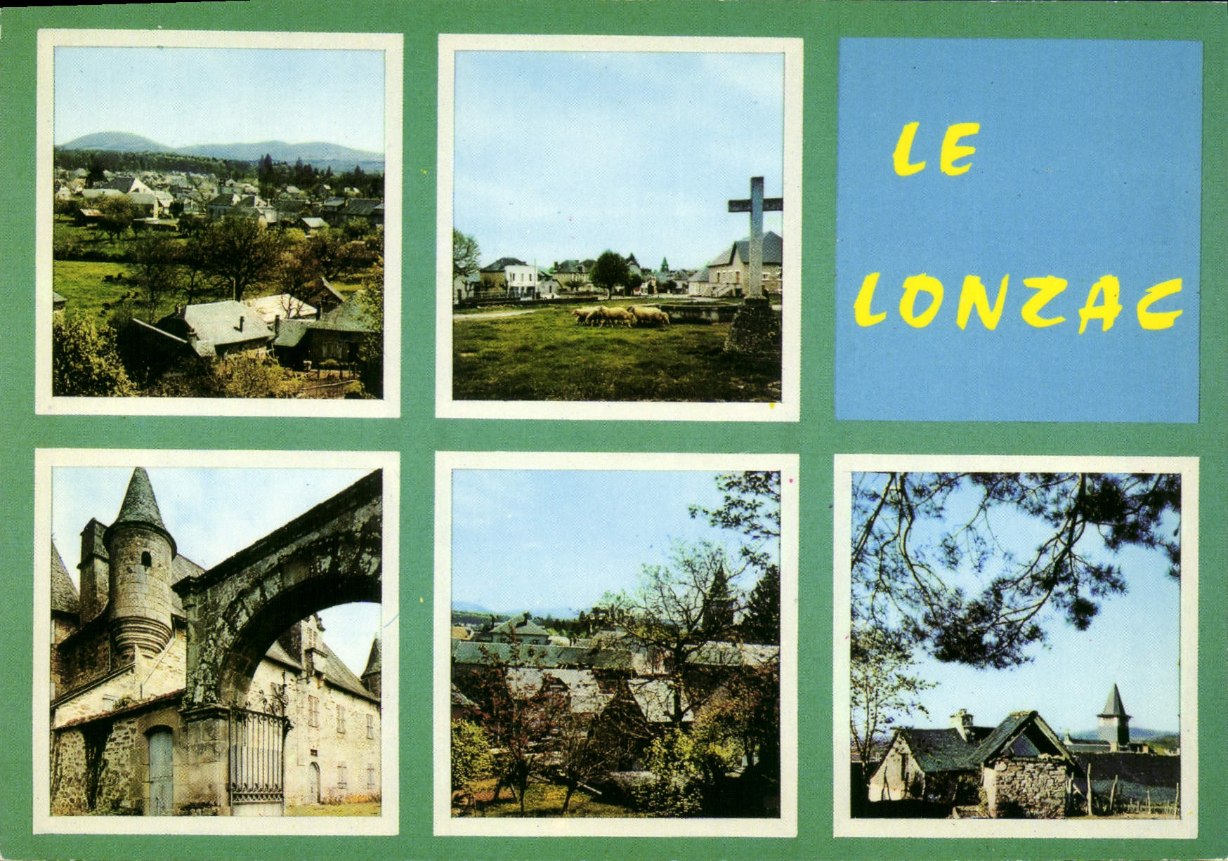 CPSM Le Lonzac Correze