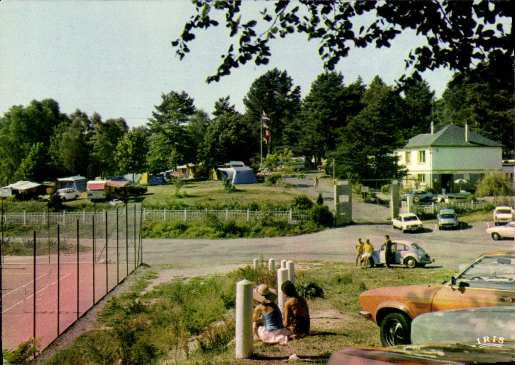 CPSM Marcillac La Croisille L'Entree Du Camping