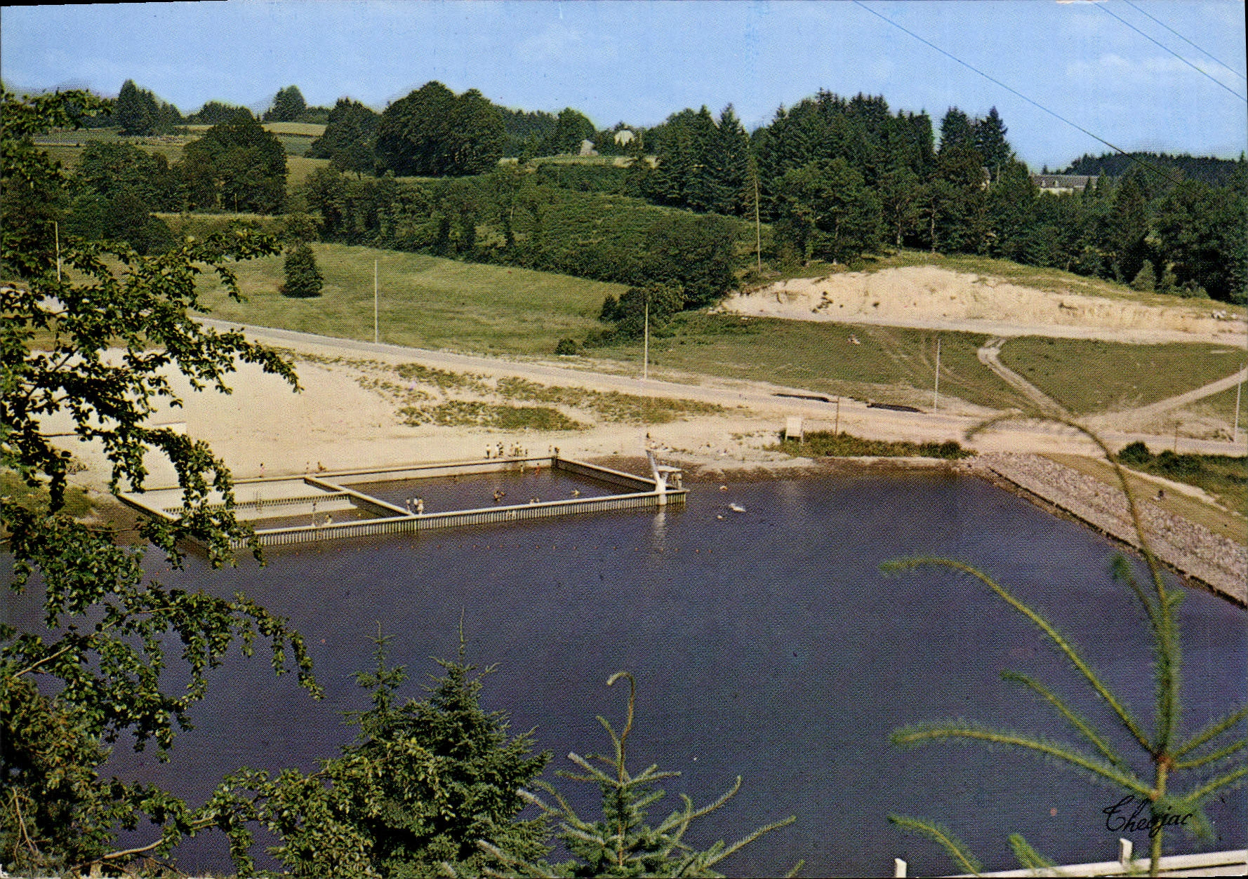 CPSM Meymac La Piscine