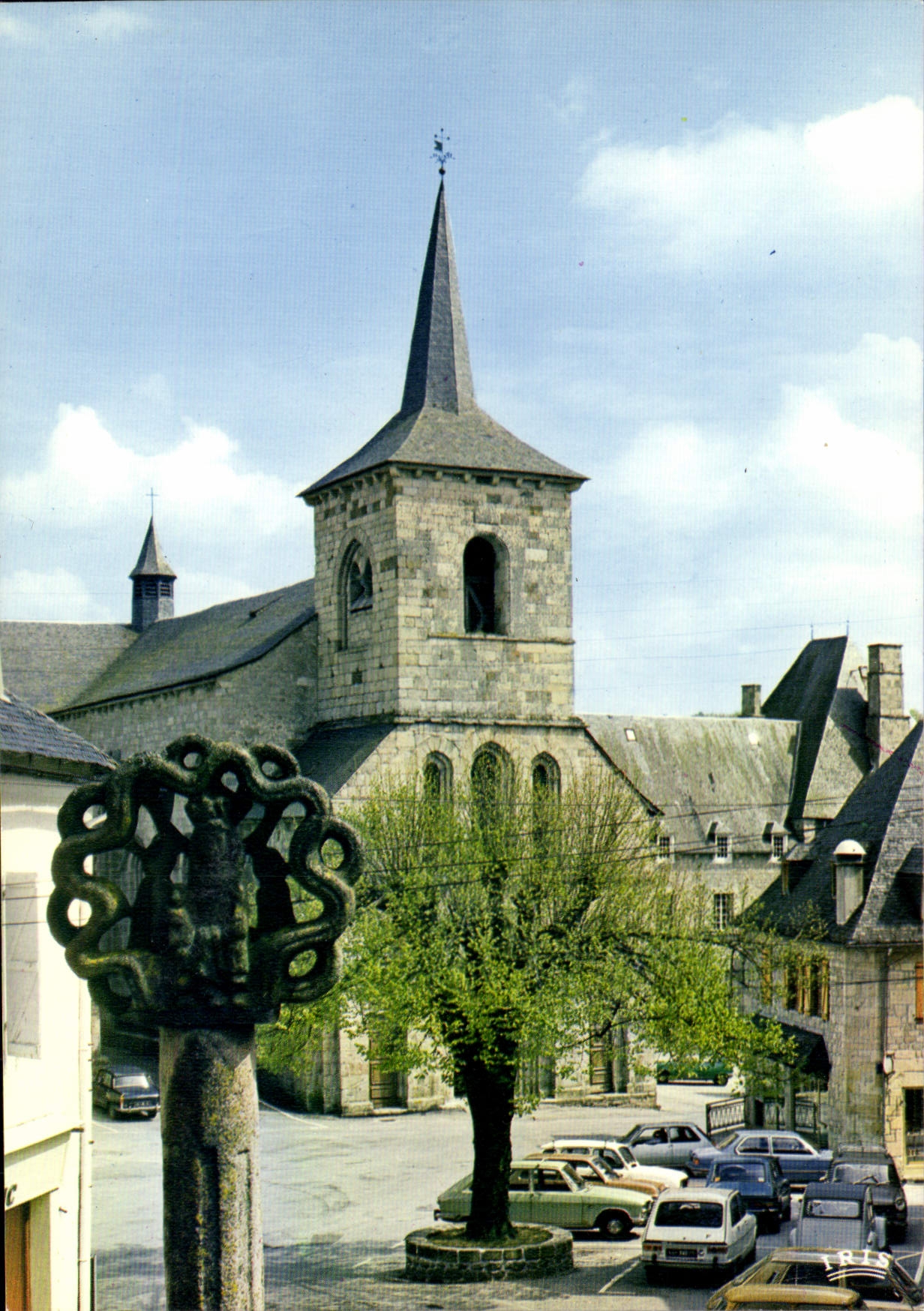 CPSM Meymac Station Climatique Ancienne Croix Ornee Avec Son Cadre