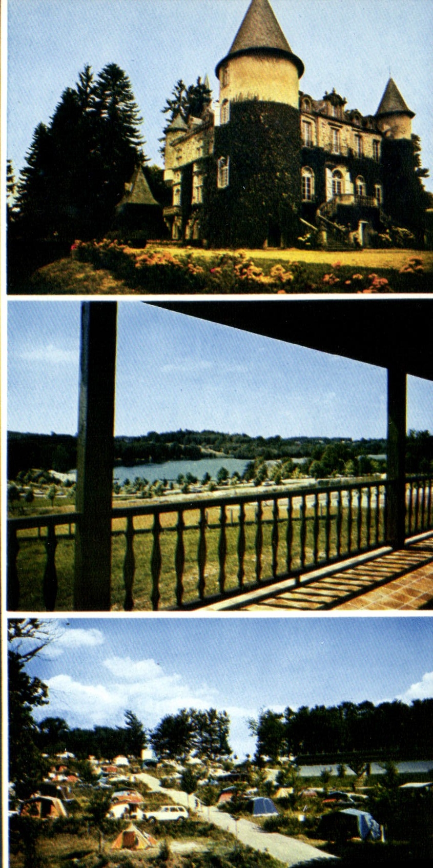 CPSM Seilhac Le Chateau Le Lac De Bournazel Le Camping