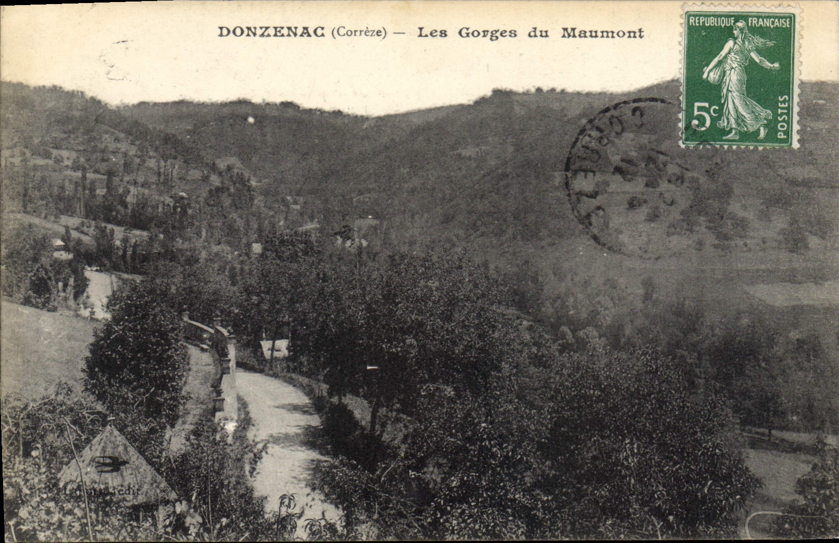 CPA Donzenac Les Gorges Du Maumont