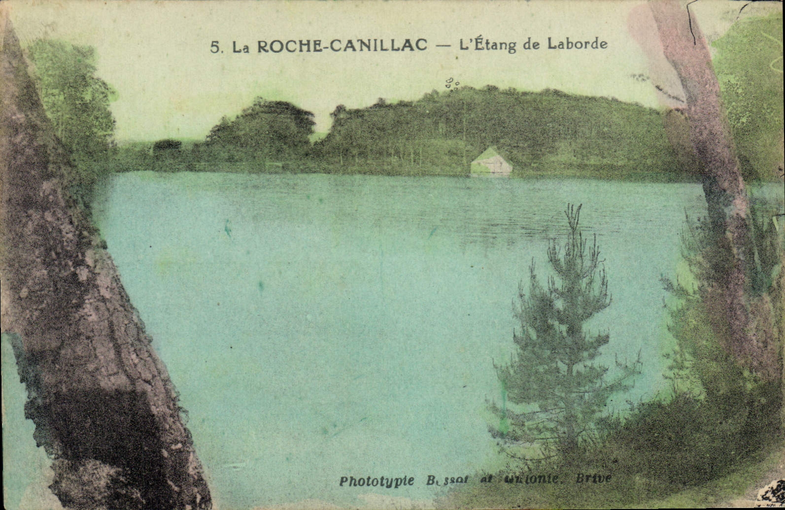 CPA La Roche Canillac L'Etang De Laborde