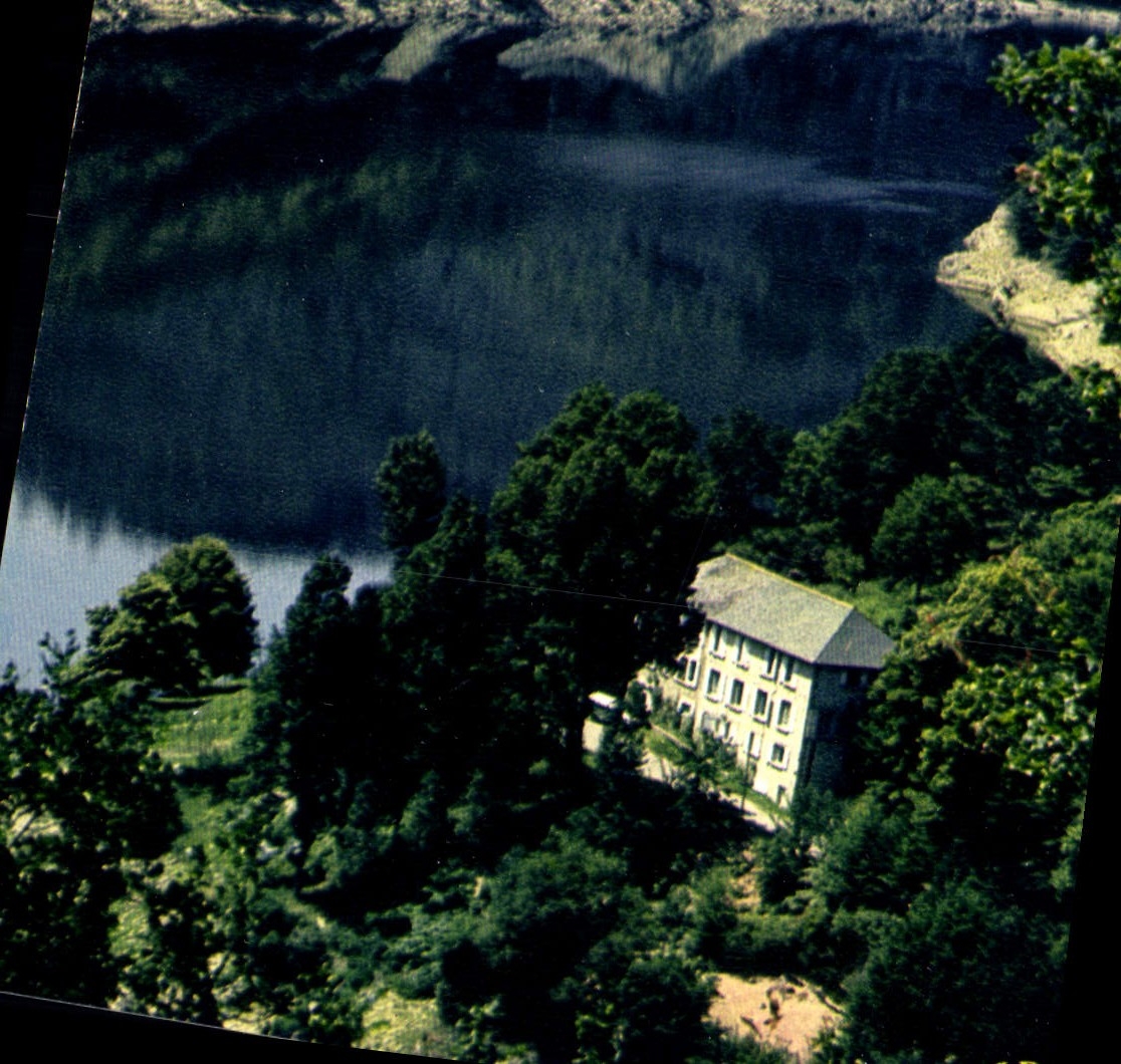 CPSM Saint Merd De Lapleau Barrage Du Chastang hotel restaurant Fabry