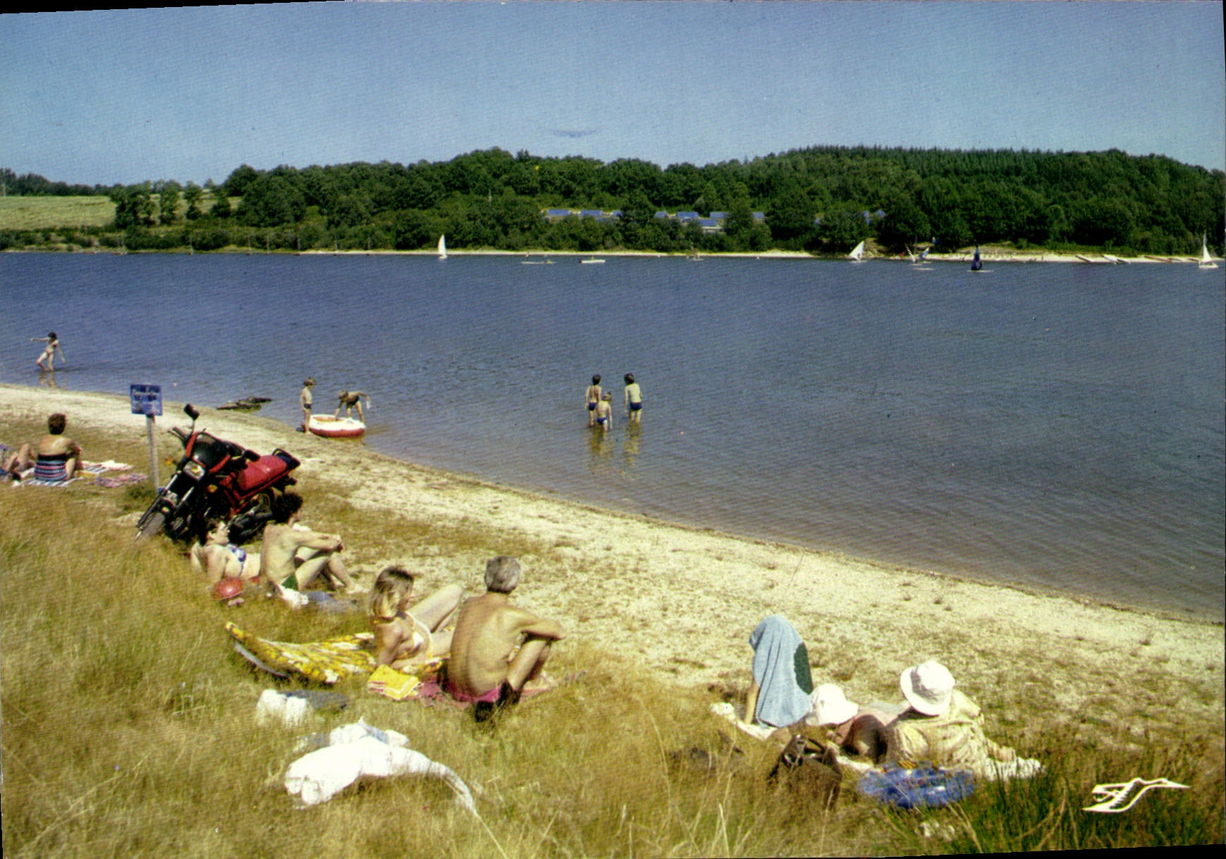 CPSM La Correze Pays Vert Le Lac De Viam Pres Bugeat