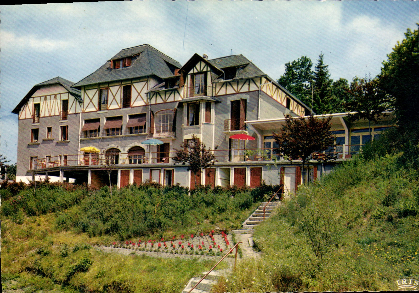 CPSM Saint Pardoux La Croisille hotel restaurant Le Beau Site