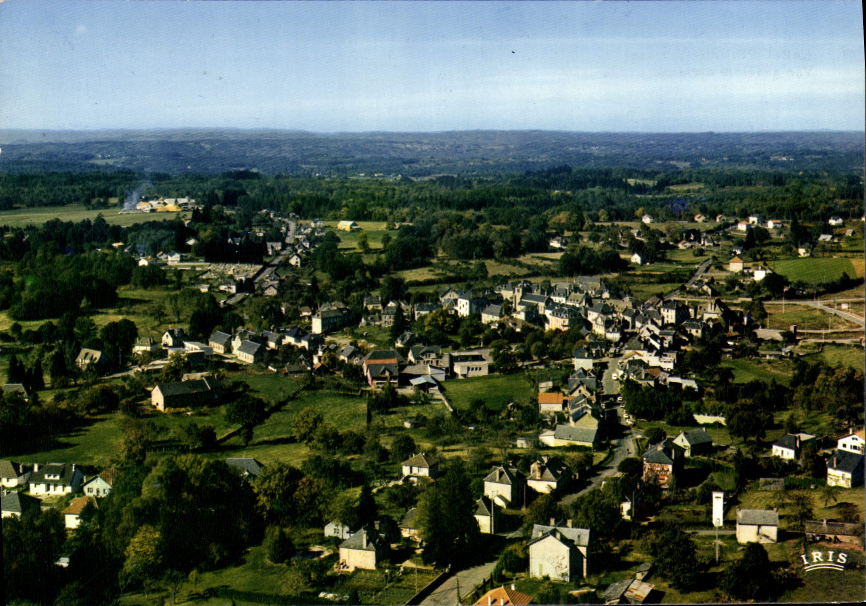 CPSM Saint Privat Vue Generale Aerienne