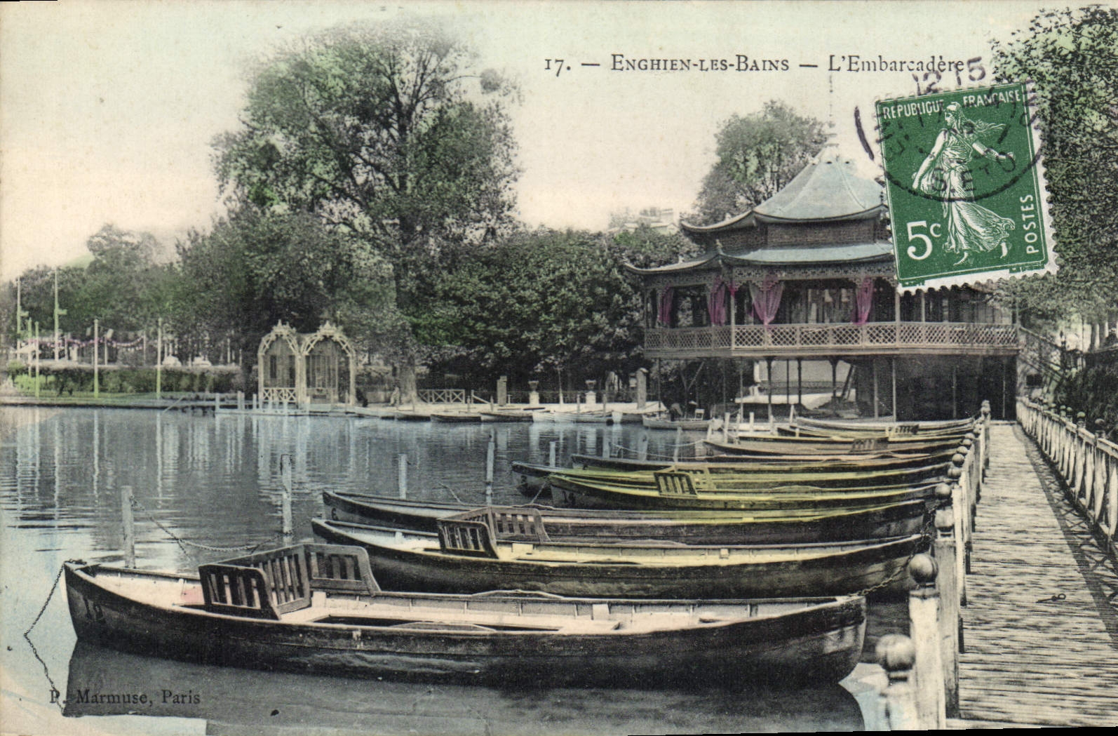 CPA Enghien Les Bains L'Embarcadere