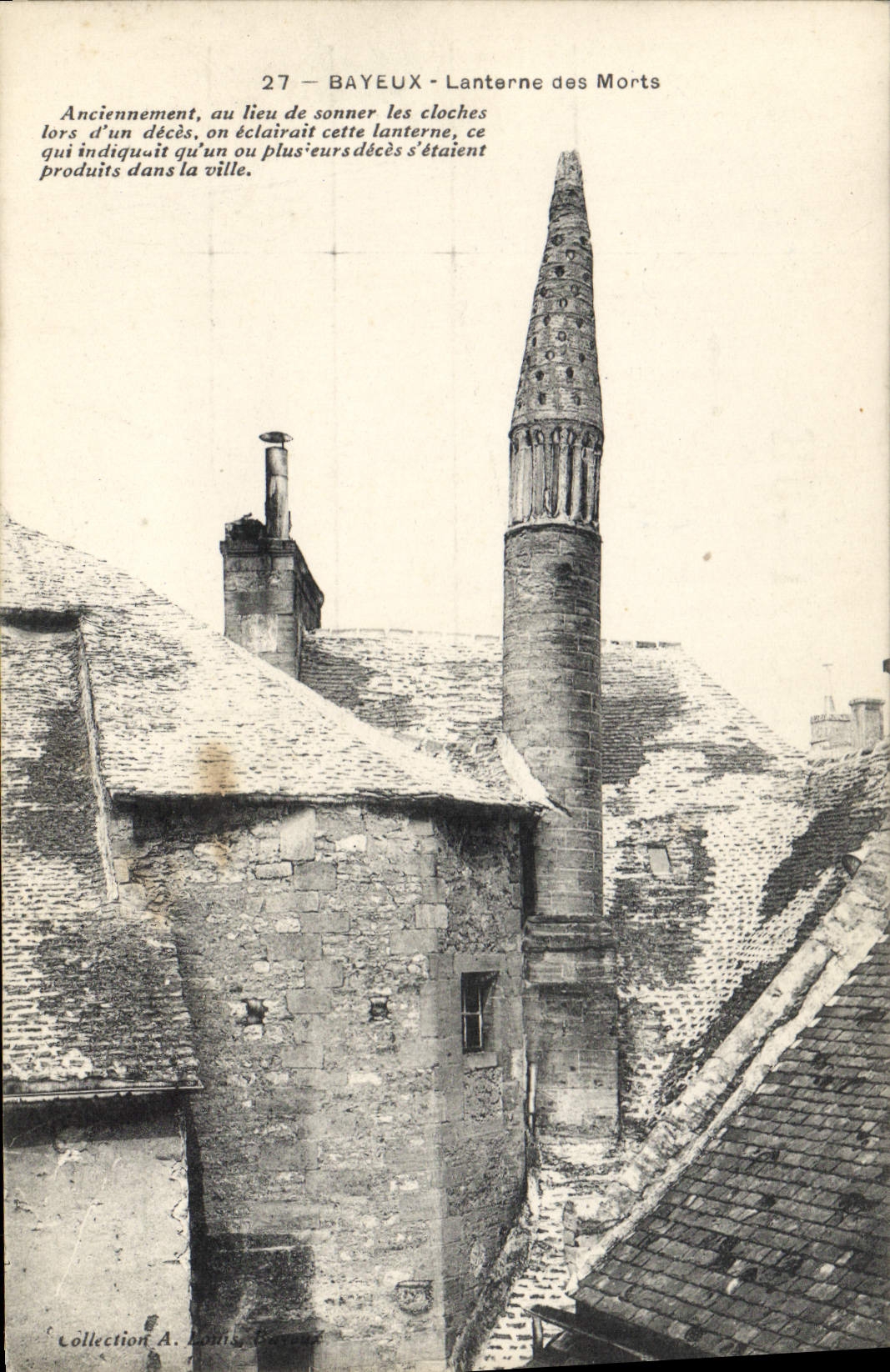 CPA Bayeux Lanterne Des Morts