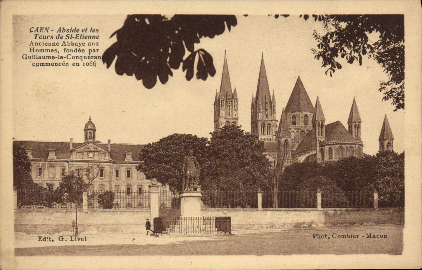 CPA Caen Tours De St Etienne