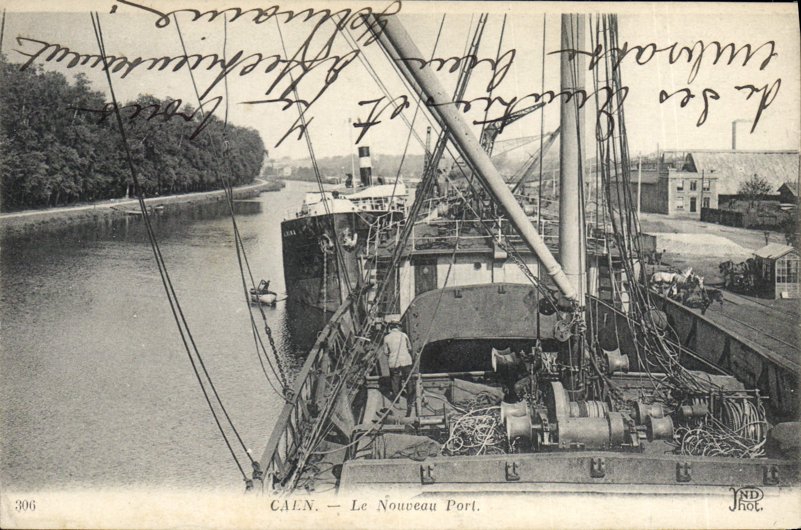 CPA Caen Le Nouveau Port