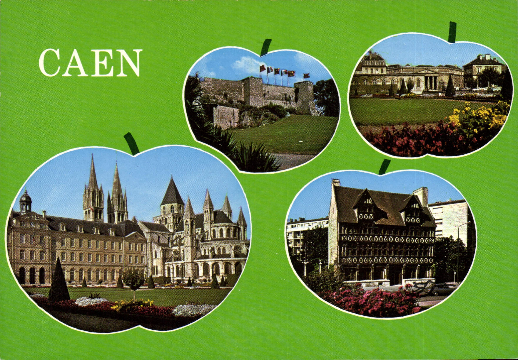 CPSM Caen Normandie Le Chateau Cree en 1060