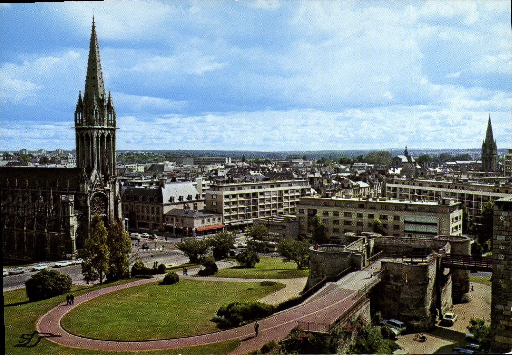 CPSM Caen Normandie Eglise St Pierre