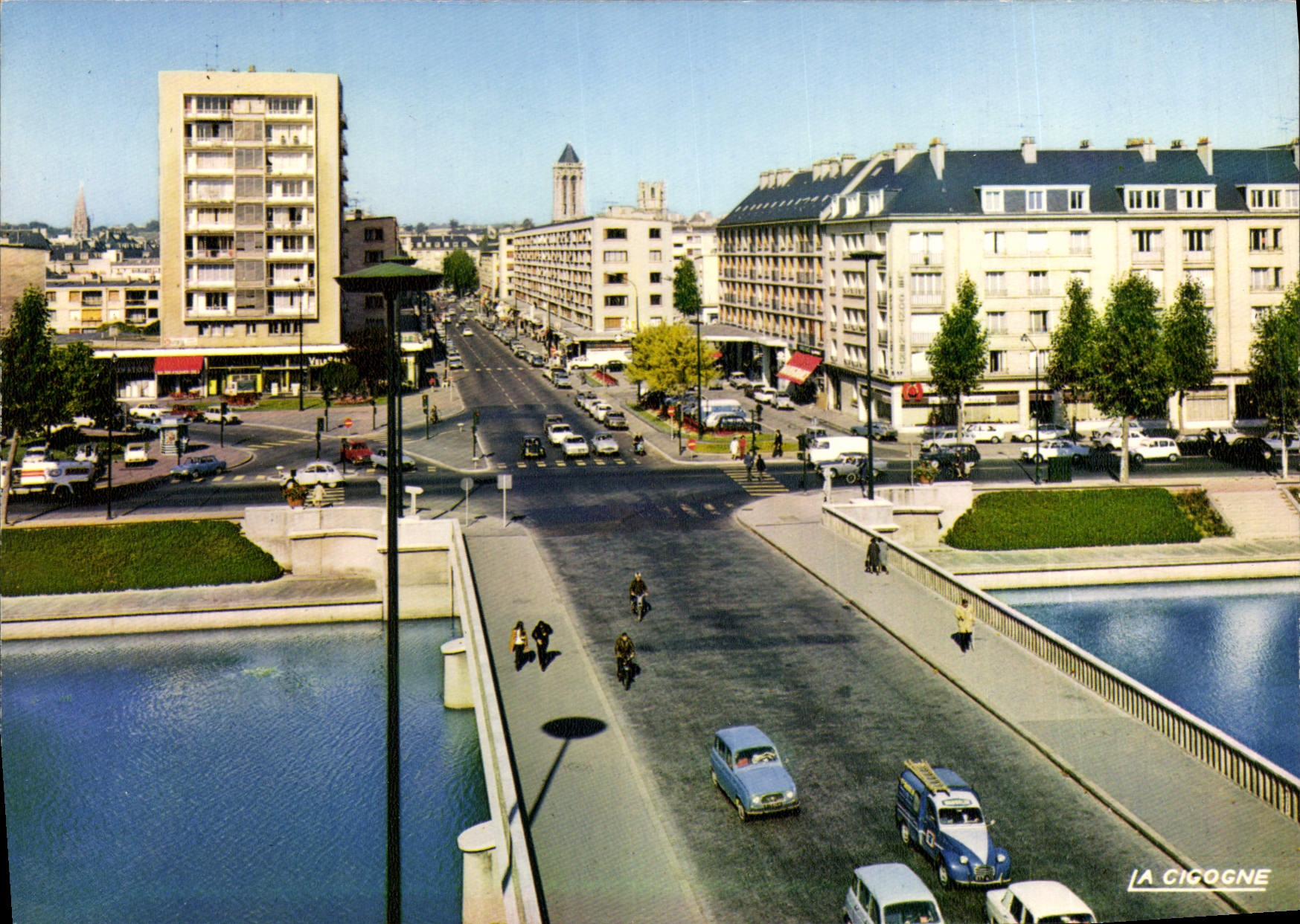 CPSM Caen La Rue Saint Jean
