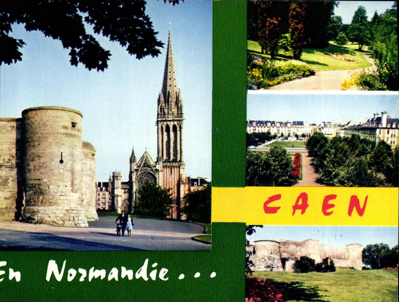 CPSM Caen Cite De Guillaume Le Conquerant L'Eglise Saint Pierre