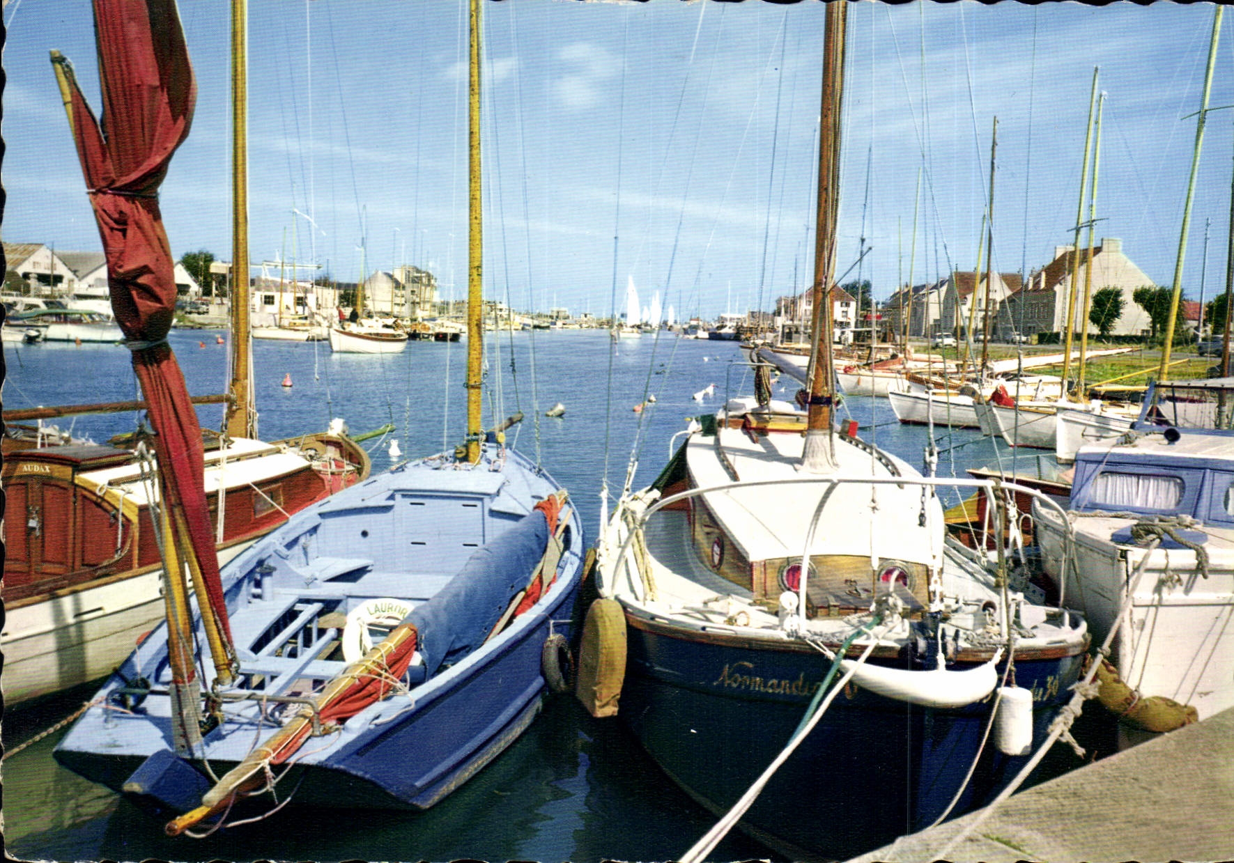 CPSM Courseulles Sur Mer Le Bassin De Plaisance