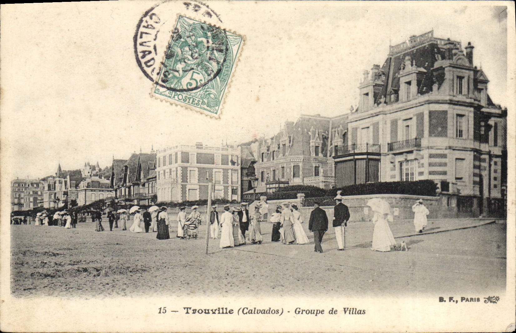 CPA Trouville Groupe De Villas