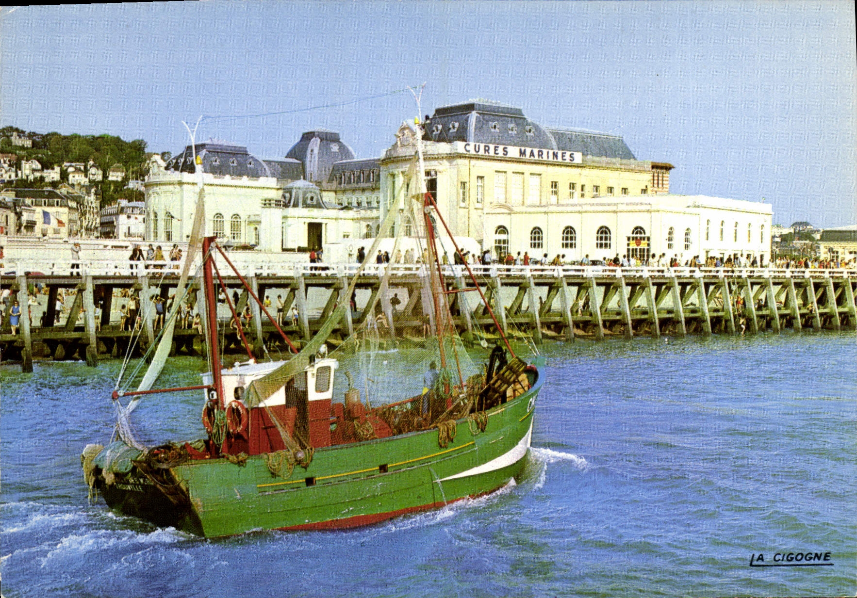 CPSM Trouville La Reine Des Plages retour de pêche