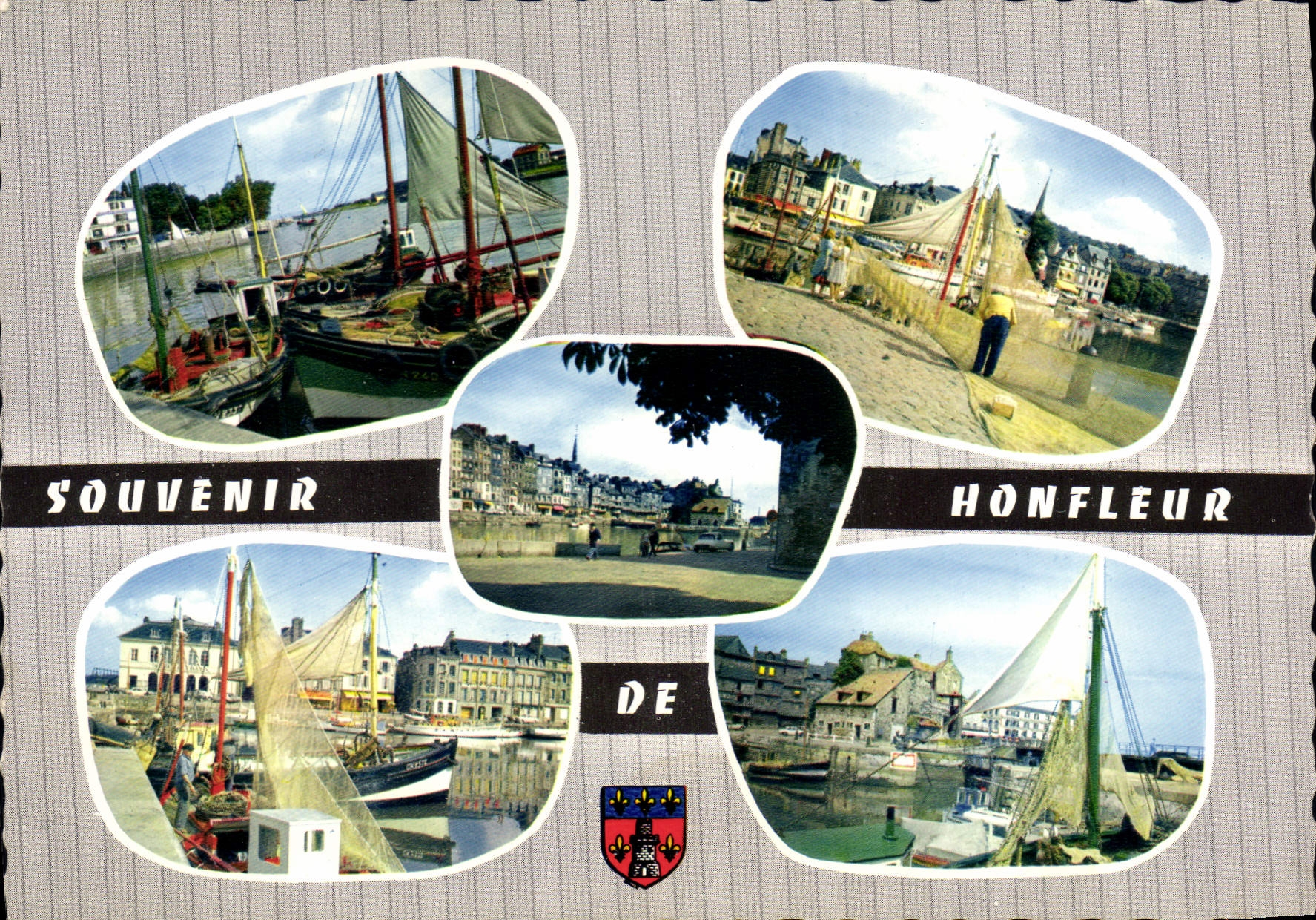 CPSM Honfleur souvenir