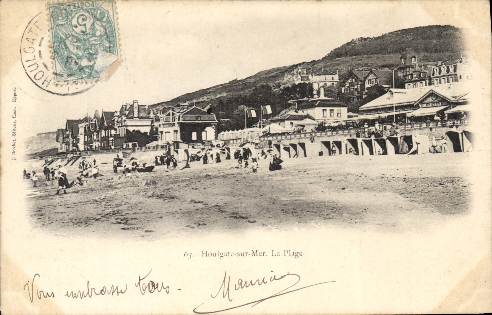 CPA Houlgate Sur Mer La Plage