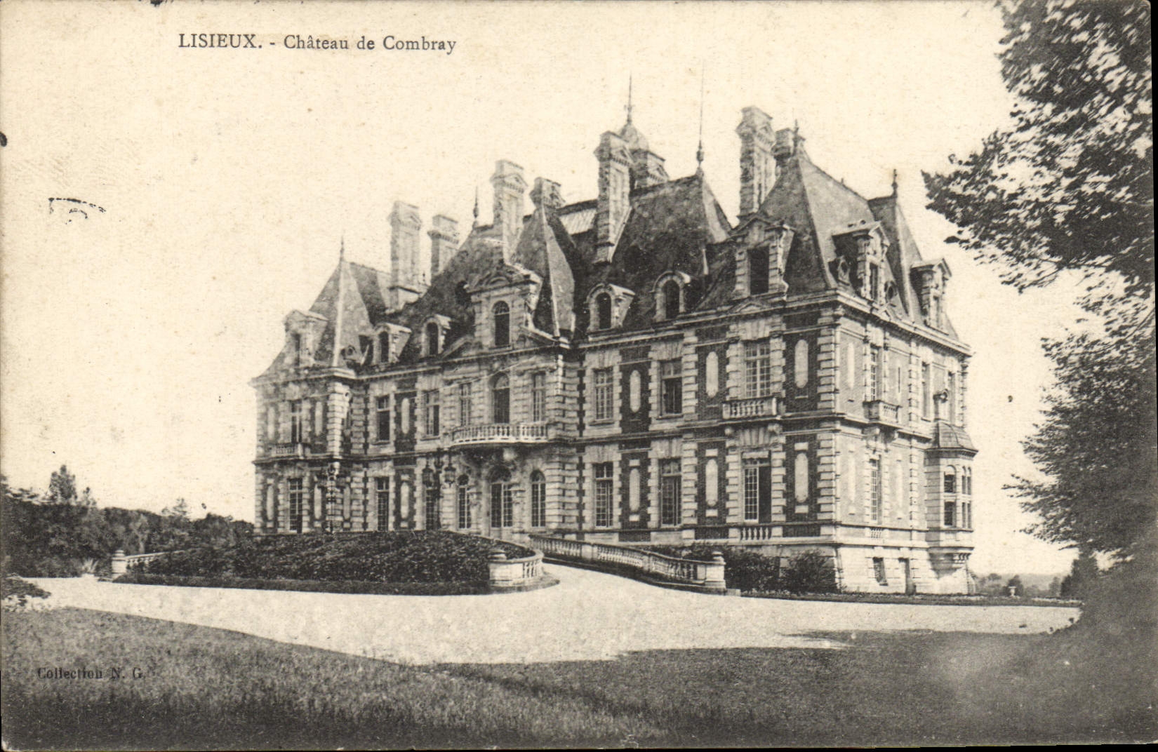 CPA Lisieux Chateau De Combray